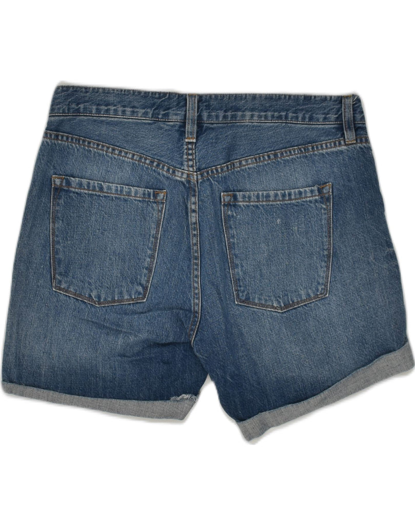 J. CREW Womens Denim Shorts W32 Large Blue Cotton | Vintage J. Crew | Thrift | Second-Hand J. Crew | Used Clothing | Messina Hembry 