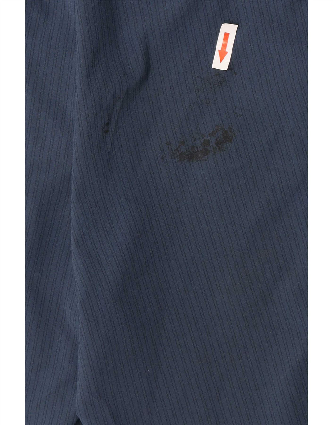 Hurley Mens Chino Shorts Medium W31 Navy Blue Striped Polyester