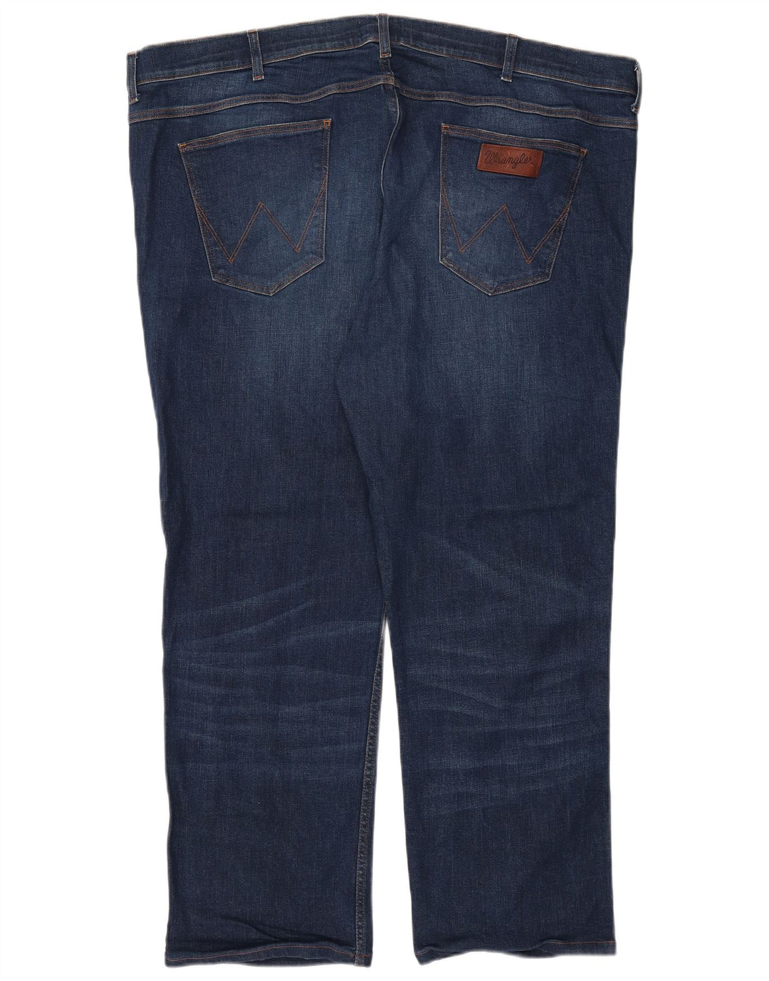 Wrangler Mens Straight Jeans W47 L28 Navy Blue