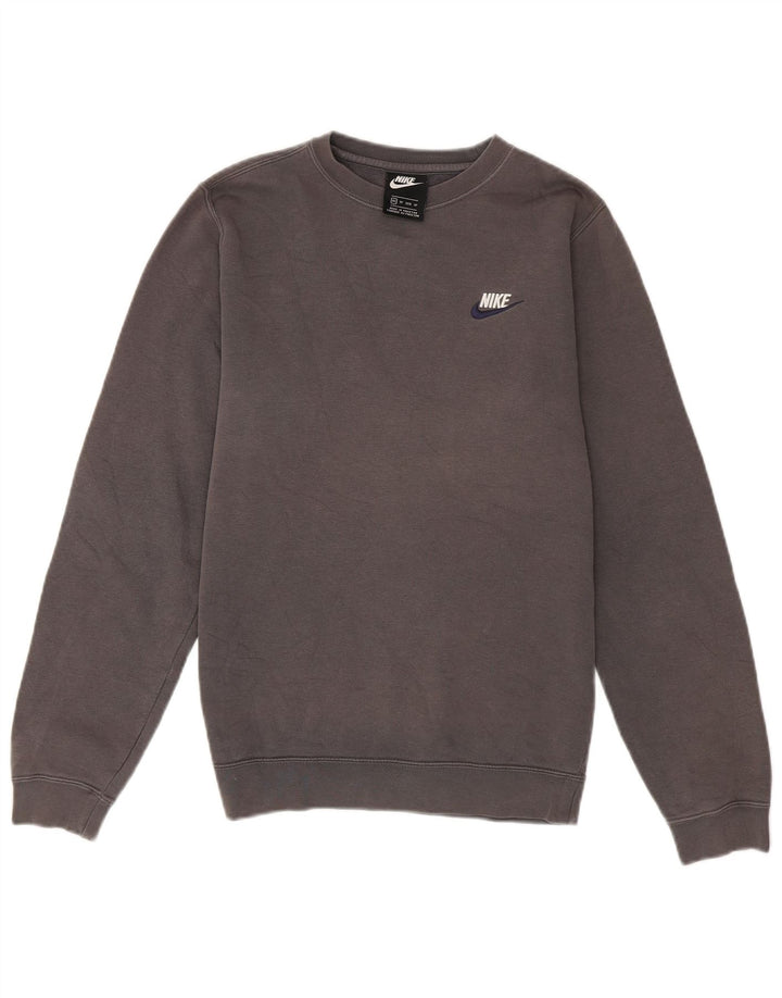 Nike Mens Sweatshirt Jumper XS Grey Cotton