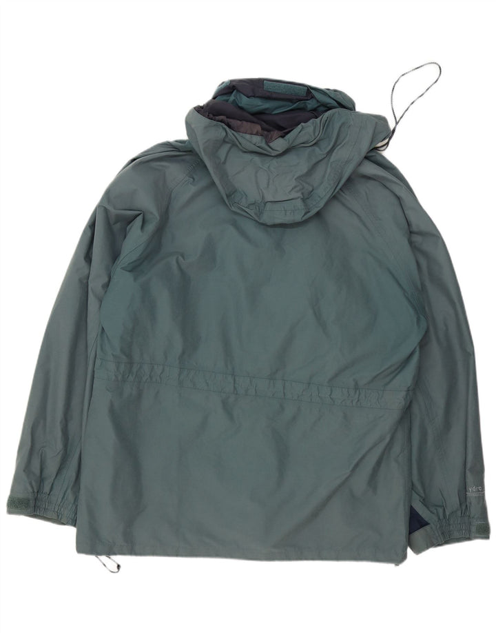 Sprayway Mens Hooded Windbreaker Jacket UK 40 Large Blue Polyamide