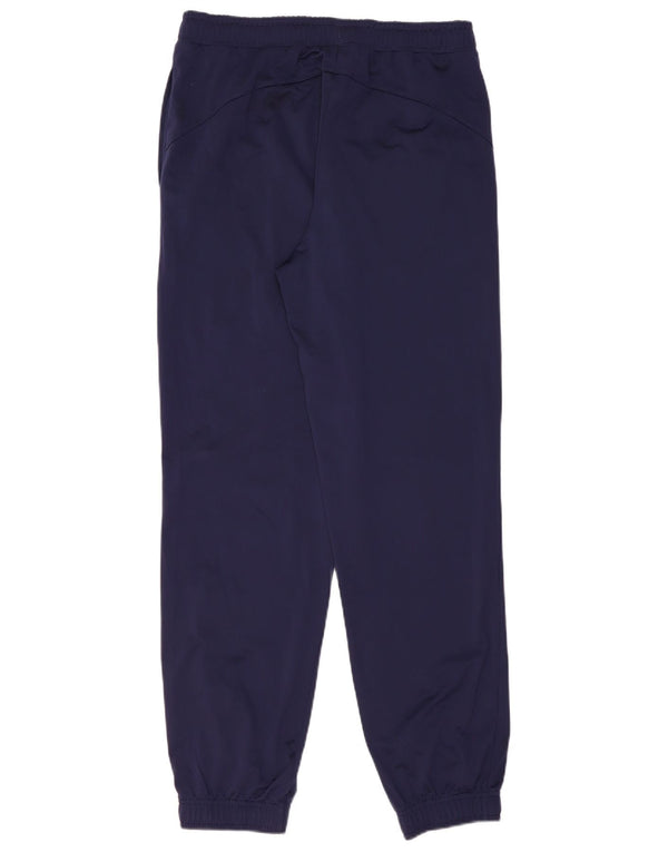 PUMA Mens Tracksuit Trousers Joggers Large  Navy Blue Polyester