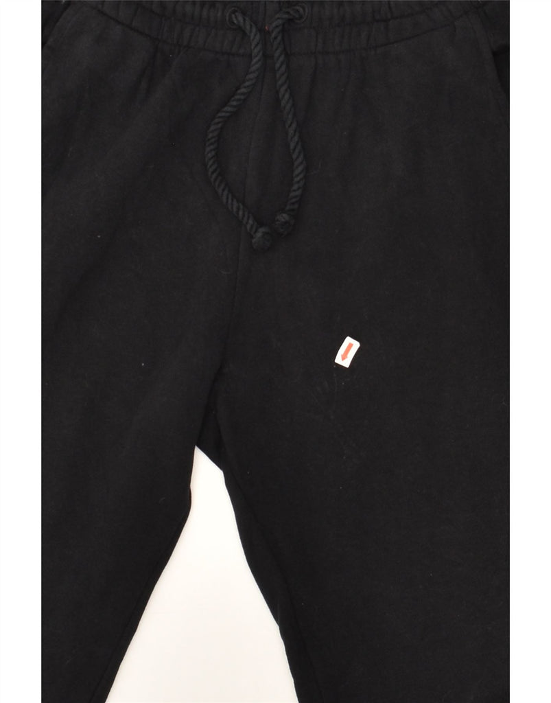 DIADORA Womens Tracksuit Trousers Joggers UK 14 Large Black Cotton | Vintage Diadora | Thrift | Second-Hand Diadora | Used Clothing | Messina Hembry 