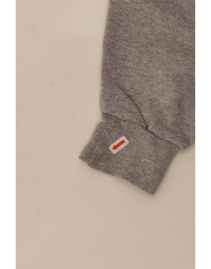 Champion Mens Graphic Sweatshirt Jumper Medium Grey Flecked
