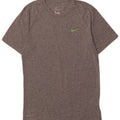 NIKE Mens Dri Fit Graphic T-Shirt Top Small Grey Polyester
