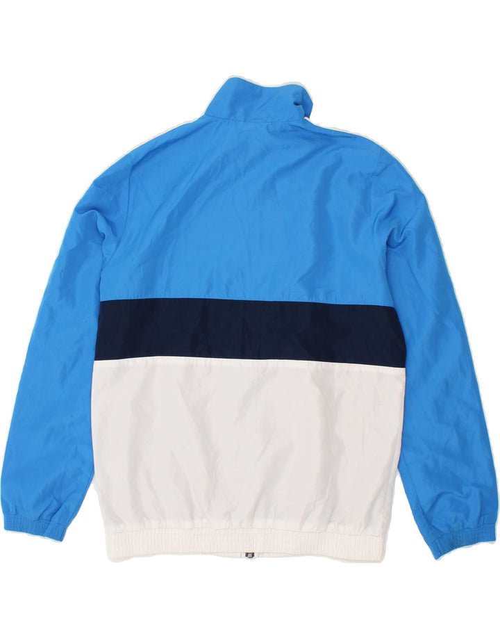 ADIDAS Boys Tracksuit Top Jacket 11-12 Years Blue Colourblock Polyester Vintage Adidas and Second-Hand Adidas from Messina Hembry 