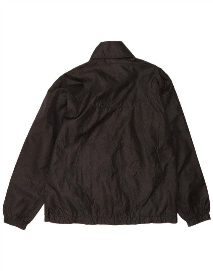 Brugi Mens Rain Jacket UK 40 Large Black Polyester