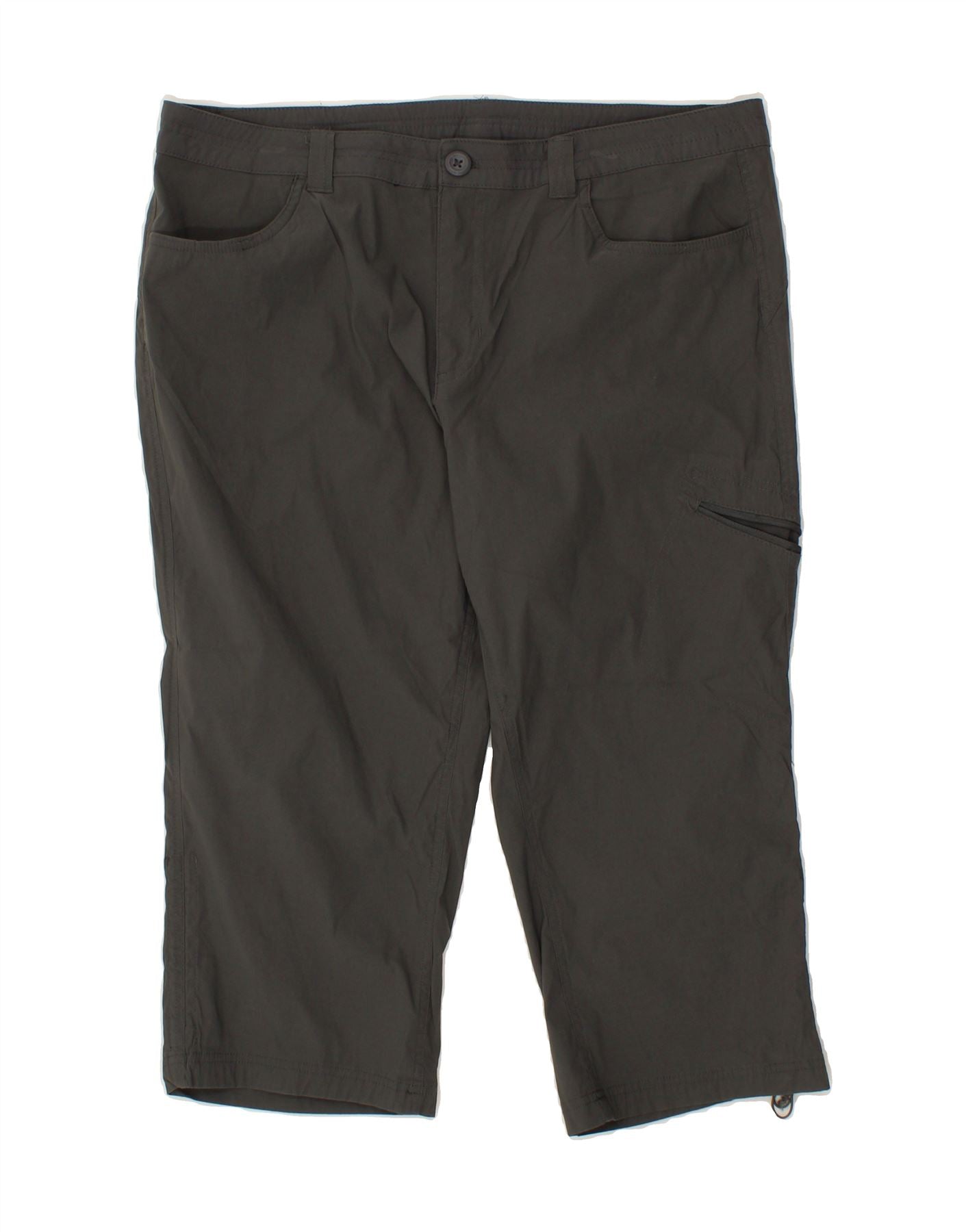 EDDIE BAUER Womens Cargo Bermuda Shorts US 16 2XL W36 Black Nylon