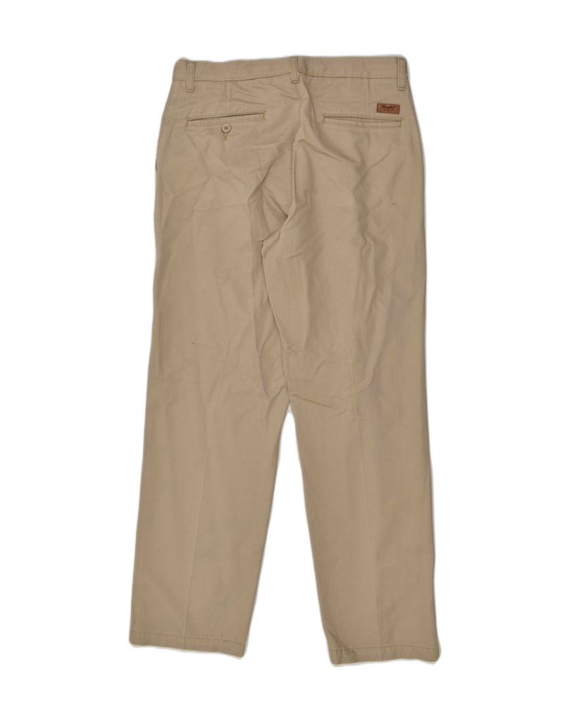 WRANGLER Mens Pegged Chino Trousers W32 L30  Beige Cotton | Vintage Wrangler | Thrift | Second-Hand Wrangler | Used Clothing | Messina Hembry 