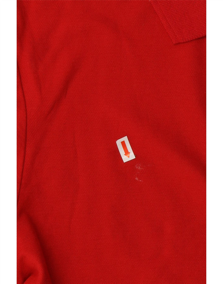 LOTTO Mens Polo Shirt Large Red Cotton Vintage Lotto and Second-Hand Lotto from Messina Hembry 