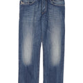 Diesel Mens Poiak Straight Jeans W33 L30 Blue Cotton