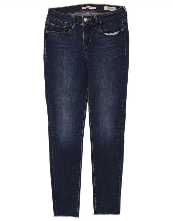 Levi's Womens 710 Super Skinny Jeans W27 L28 Navy Blue