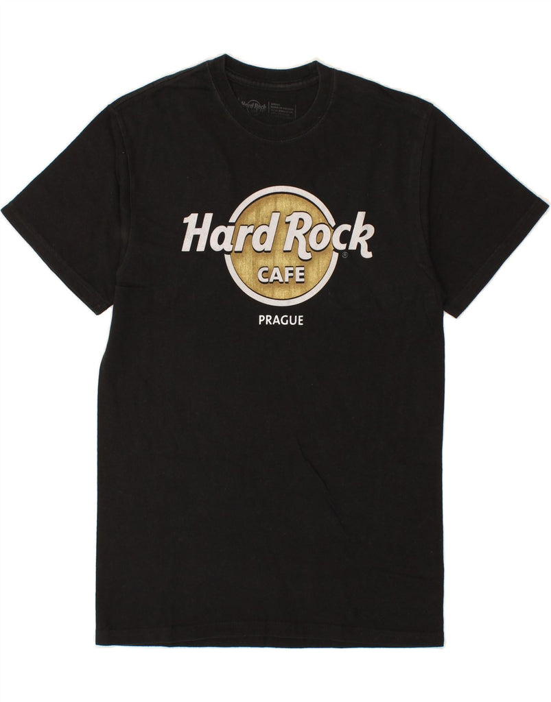 HARD ROCK CAFE Mens Prague Graphic T-Shirt Top Small Black Cotton | Vintage Hard Rock Cafe | Thrift | Second-Hand Hard Rock Cafe | Used Clothing | Messina Hembry 