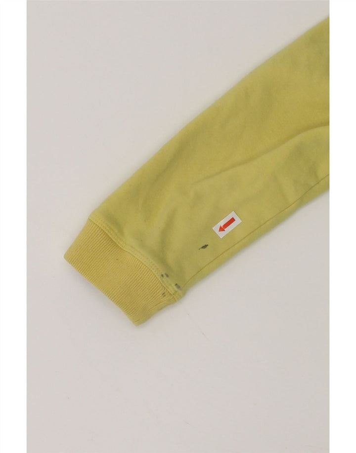 ARMANI JUNIOR Boys Graphic Tracksuit Top Jacket 3-4 Years Yellow Cotton | Vintage Armani Junior | Thrift | Second-Hand Armani Junior | Used Clothing | Messina Hembry 