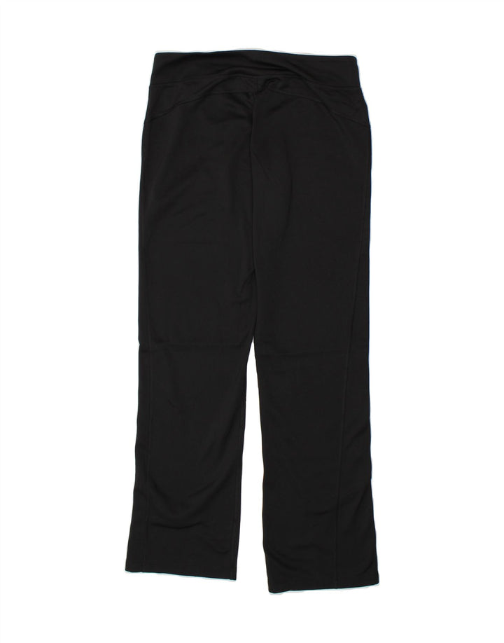 EDDIE BAUER Womens Tracksuit Trousers UK 14 Medium  Black Polyester Vintage Eddie Bauer and Second-Hand Eddie Bauer from Messina Hembry 