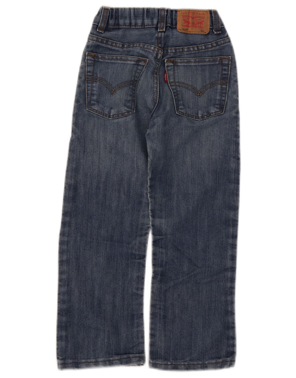 Levi's Boys 514 Straight Jeans 5-6 Years W20 L18 Blue Cotton