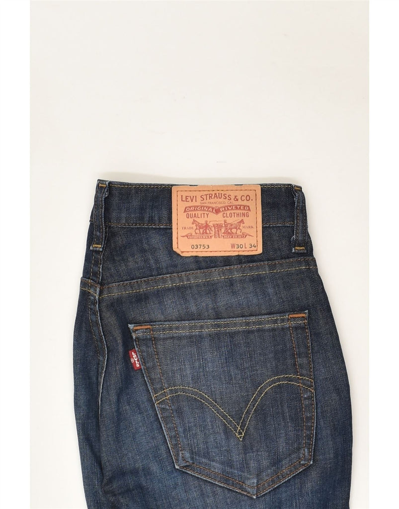 LEVI'S Mens Straight Jeans W30 L34 Navy Blue Cotton | Vintage Levi's | Thrift | Second-Hand Levi's | Used Clothing | Messina Hembry 