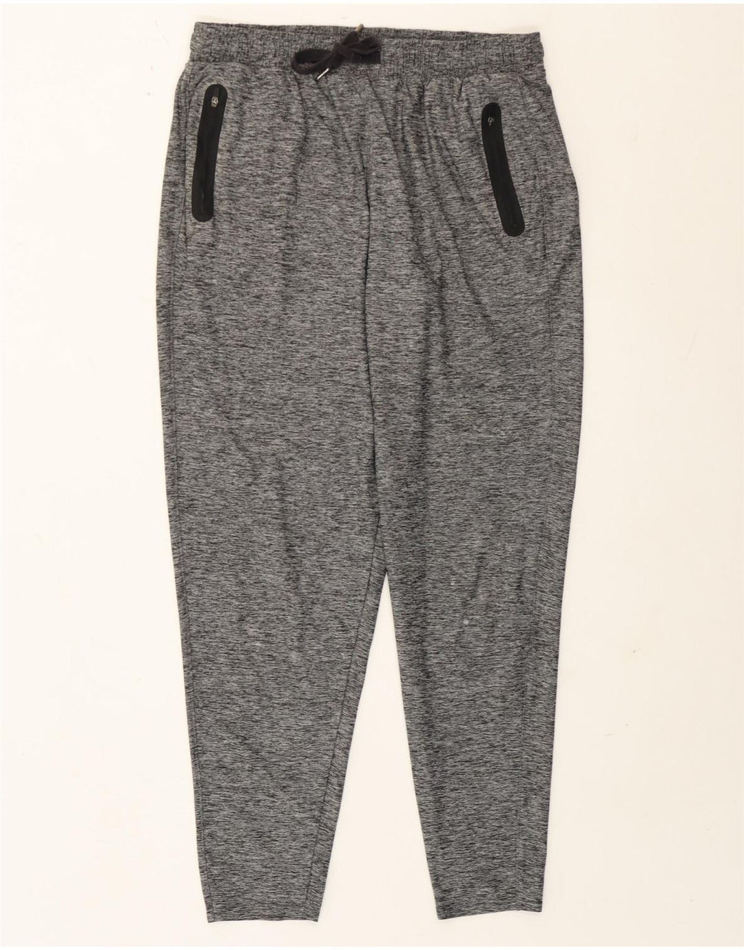 Marks & Spencer Womens Tracksuit Trousers UK 12 Medium Grey Flecked