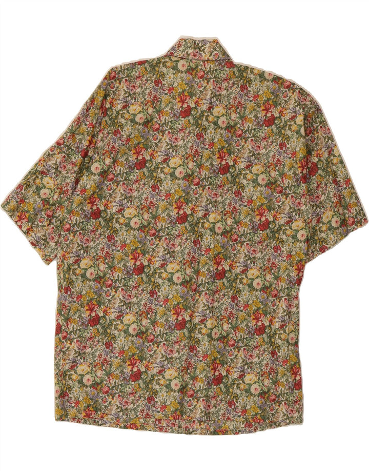 LODENFREY Womens Oversized Shirt EU 40 Medium Multicoloured Floral Vintage Lodenfrey and Second-Hand Lodenfrey from Messina Hembry 