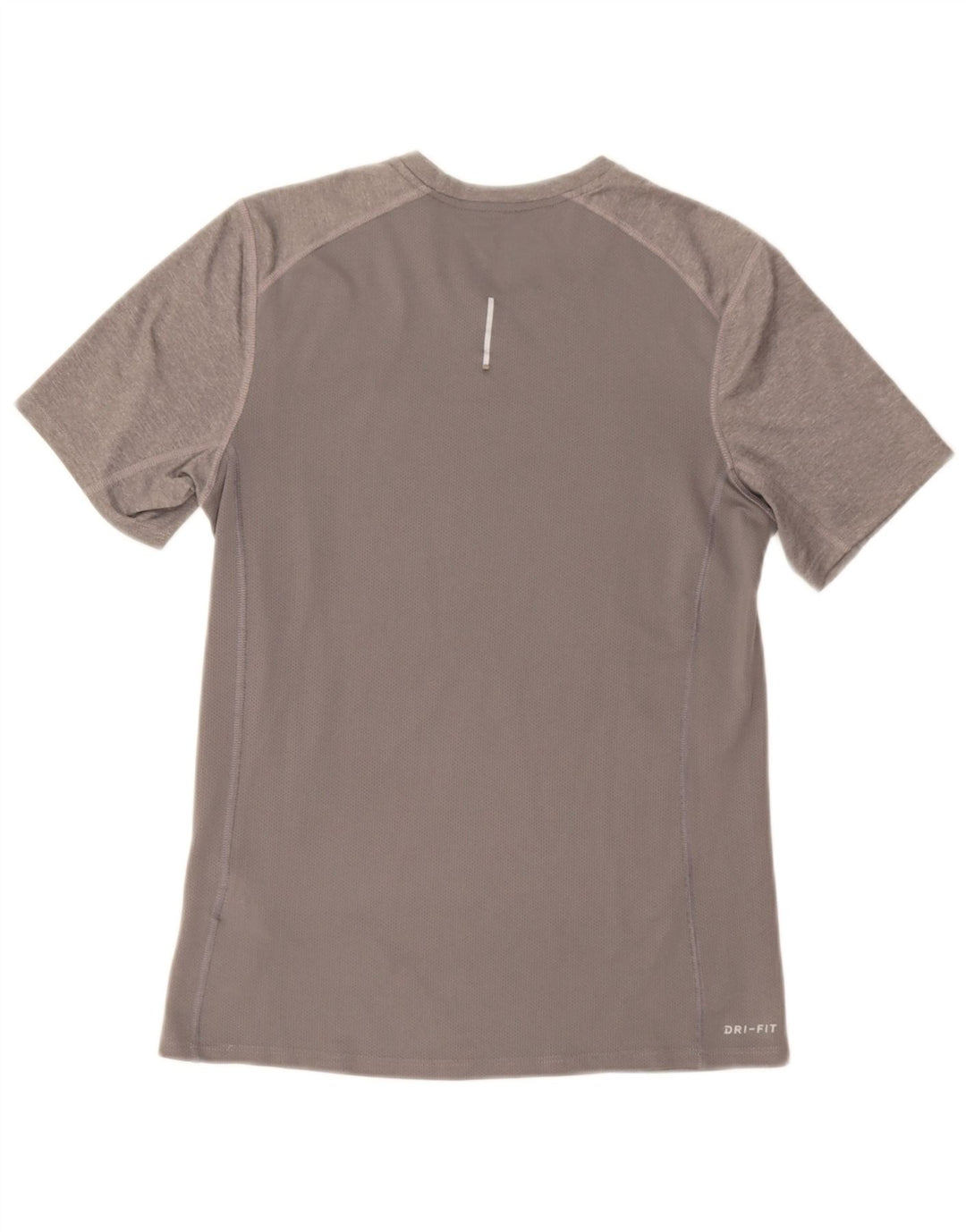 Nike Mens Dri Fit T-Shirt Top Small Grey Polyester