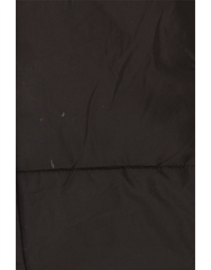 Free People Womens Oversized Padded Jacket UK 16 Large Black Polyester