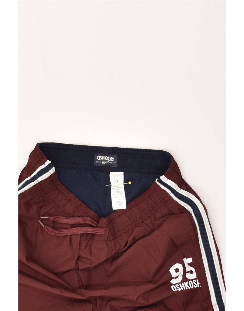 OSH KOSH Boys Tracksuit Trousers 11-12 Years Maroon | Vintage Osh Kosh | Thrift | Second-Hand Osh Kosh | Used Clothing | Messina Hembry 