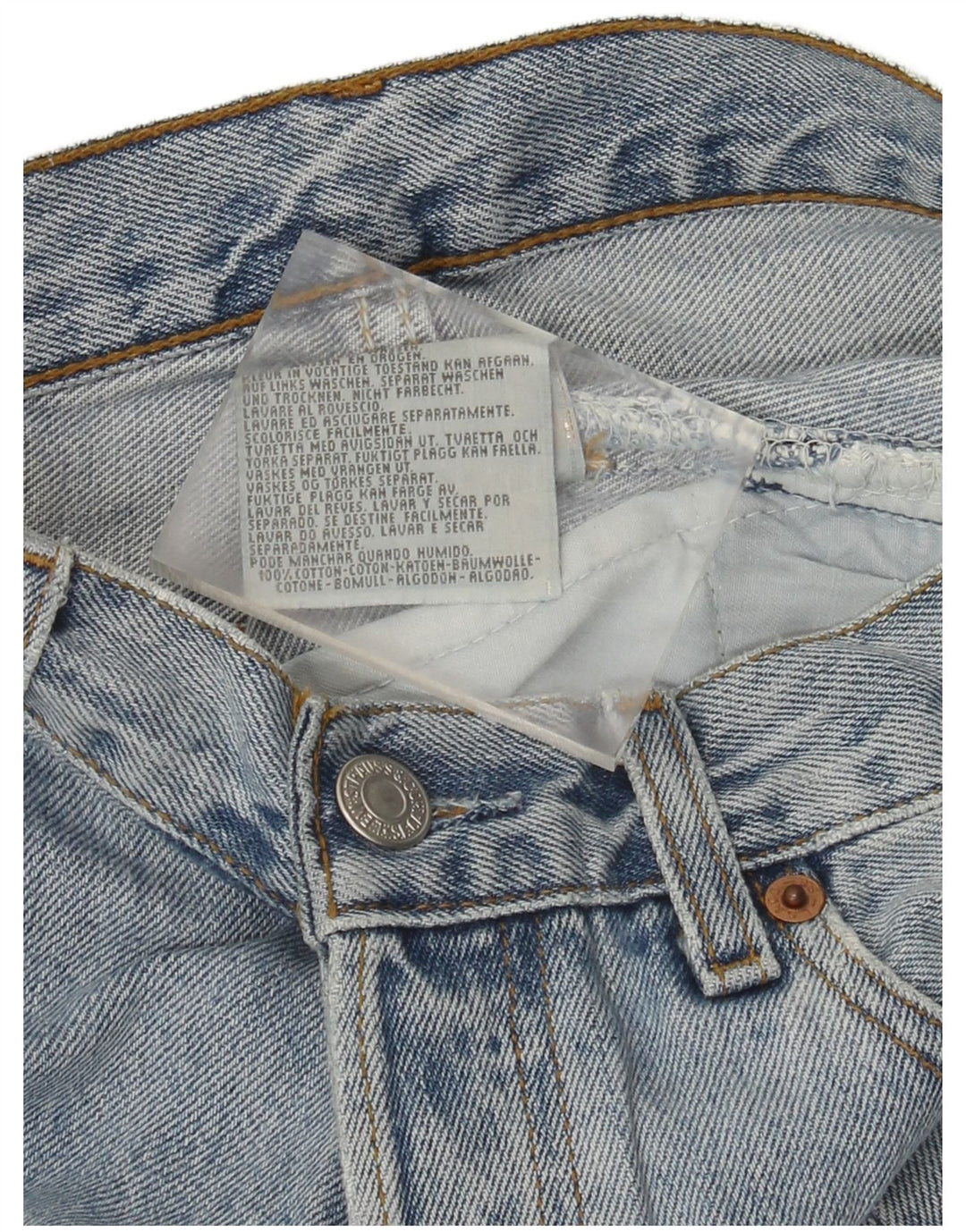 Levi's Mens 501 Denim Shorts W29 Medium Blue Cotton