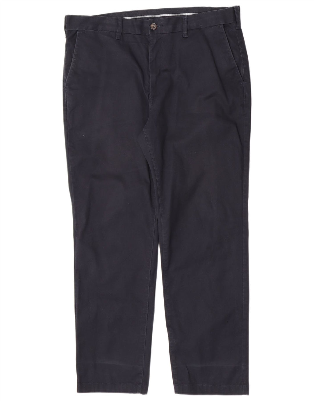 Marks & Spencer Mens Heritage Regular Chino Trousers W38 L31 Navy Blue