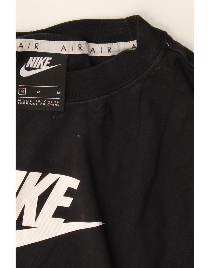 NIKE Womens Graphic T-Shirt Top UK 14 Medium Black Cotton Vintage Nike and Second-Hand Nike from Messina Hembry 