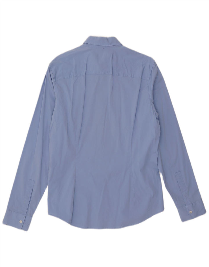 Calvin Klein Jeans Mens Shirt Large Blue Cotton