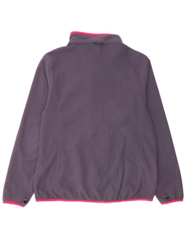 The North Face Womens Fleece Jacket UK 18 XL Purple Polyester