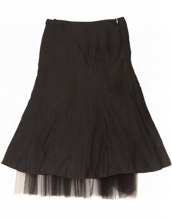 Steilmann Womens A-Line Skirt UK 14 Medium W30 Black