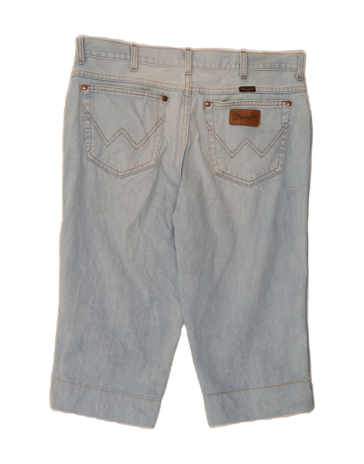 WRANGLER Womens Denim Shorts W36 Large Blue Cotton Vintage Wrangler and Second-Hand Wrangler from Messina Hembry 