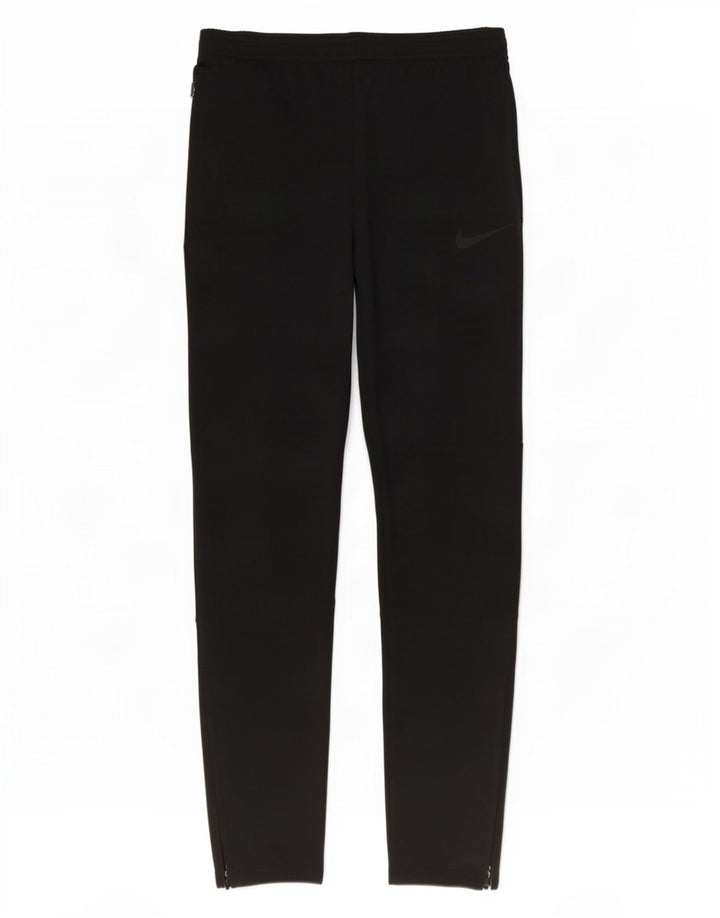 Nike Mens Dri Fit Tracksuit Trousers Small Black Polyester