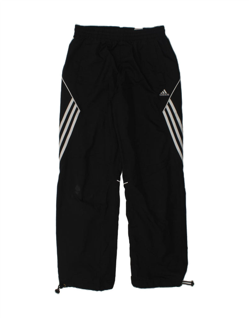 ADIDAS Boys Tracksuit Trousers 11-12 Years Black Polyester | Vintage Adidas | Thrift | Second-Hand Adidas | Used Clothing | Messina Hembry 