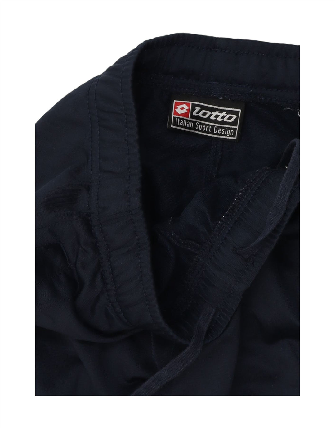 Lotto Mens Graphic Tracksuit Trousers Small  Navy Blue Colourblock