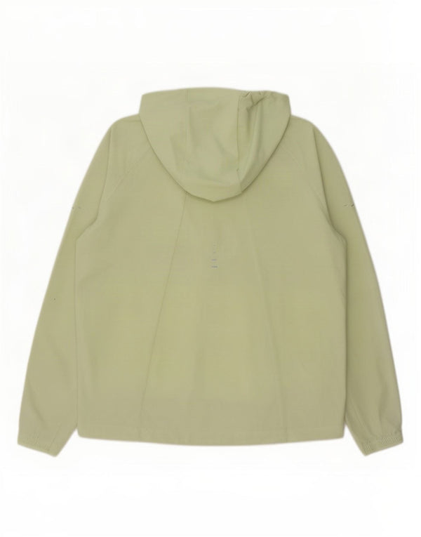 Nike Womens Hooded Rain Jacket UK 18 XL Green Polyester
