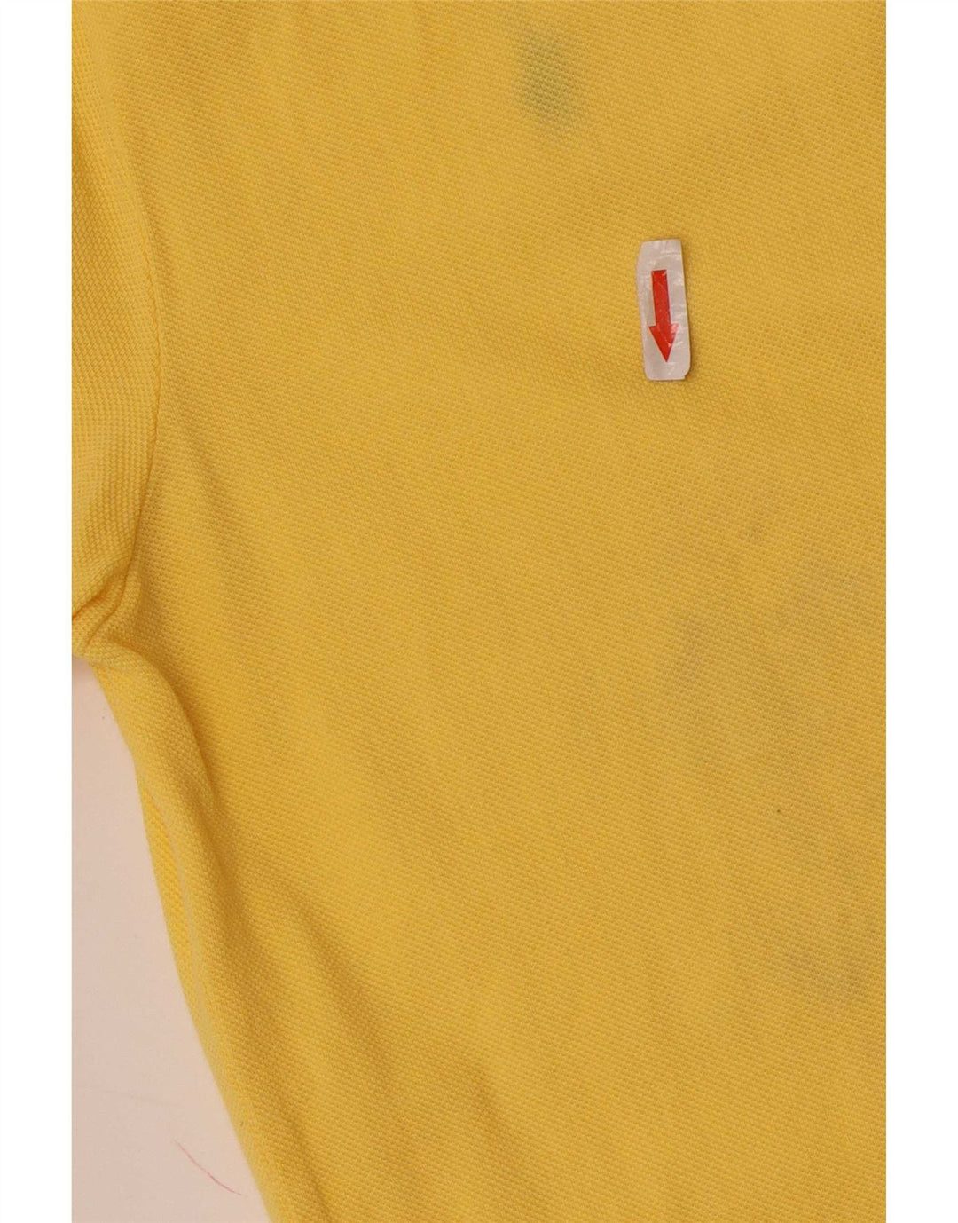 Polo Ralph Lauren Mens Polo Shirt Medium Yellow Cotton