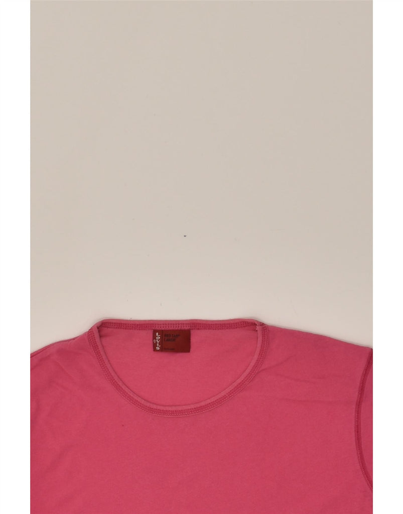 LEVI'S Girls T-Shirt Top 11-12 Years Large Pink Cotton | Vintage Levi's | Thrift | Second-Hand Levi's | Used Clothing | Messina Hembry 