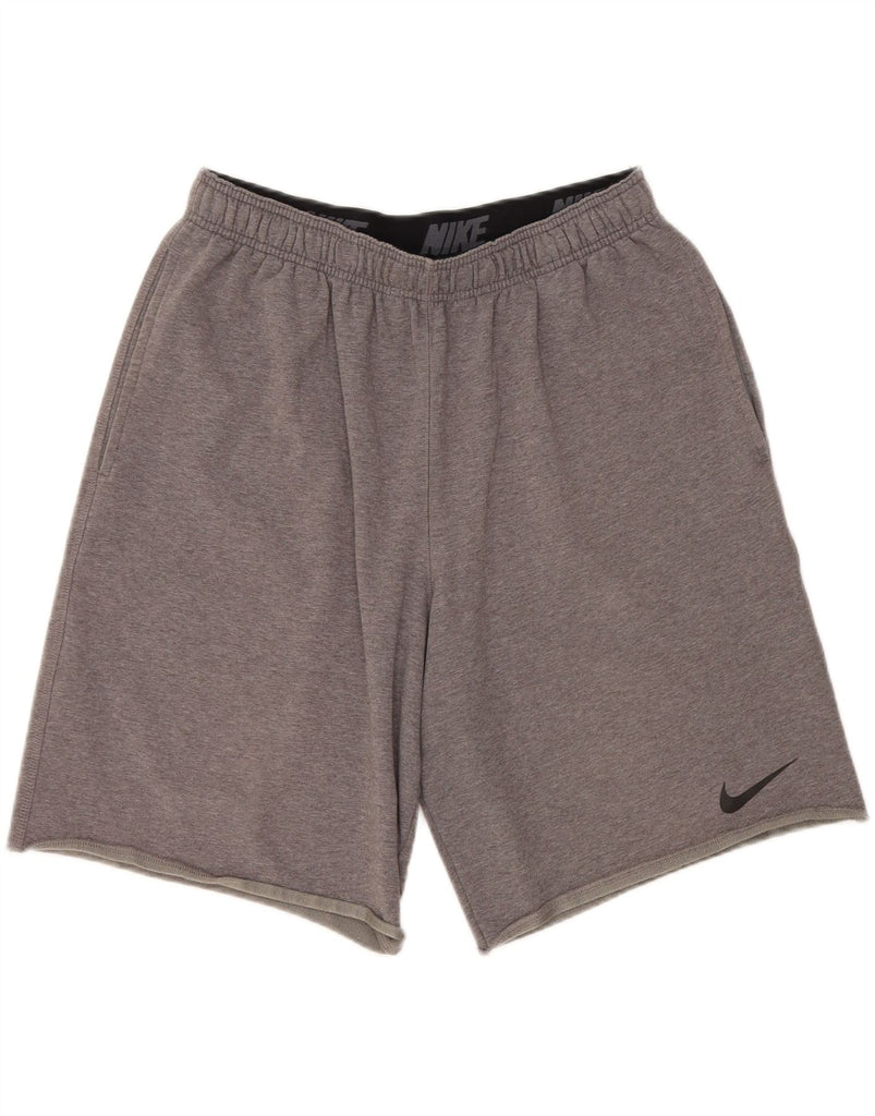 NIKE Mens Dri Fit Sport Shorts Large Grey Cotton Vintage Nike and Second-Hand Nike from Messina Hembry 