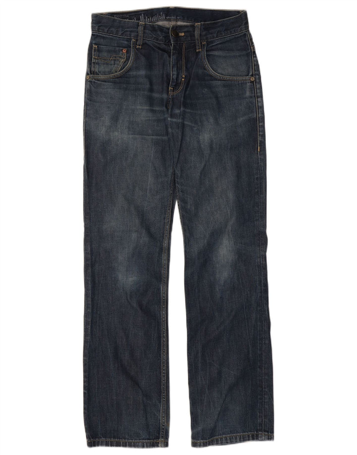 Esprit Womens Straight Jeans W30 L32 Navy Blue Cotton
