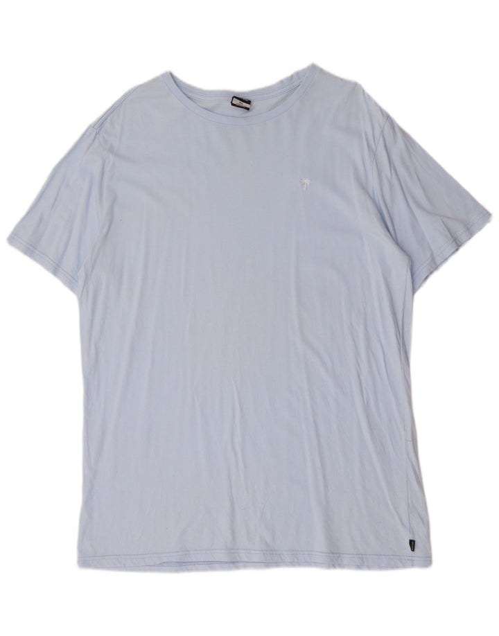 Rip Curl Mens Standard Fit T-Shirt Top 2XL Blue Cotton