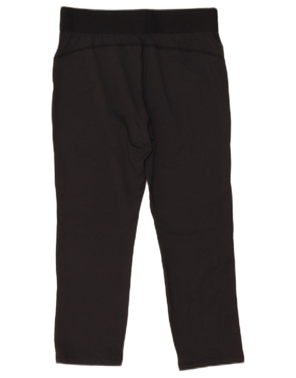 Ellesse Womens Capri Leggings UK 12 Medium Black Polyester