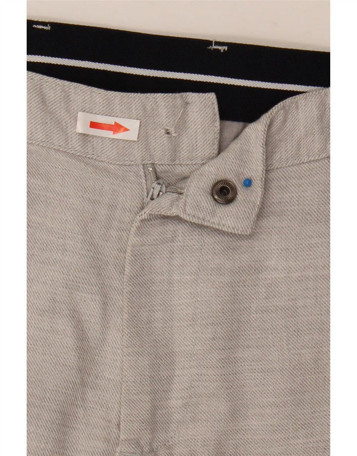 Zara Mens Chino Shorts Small W30 Grey