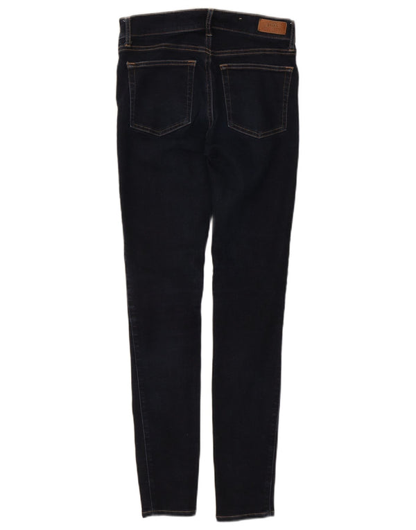 Polo Ralph Lauren Womens Tompkins Super Skinny Jeans W27 L28 Navy Blue