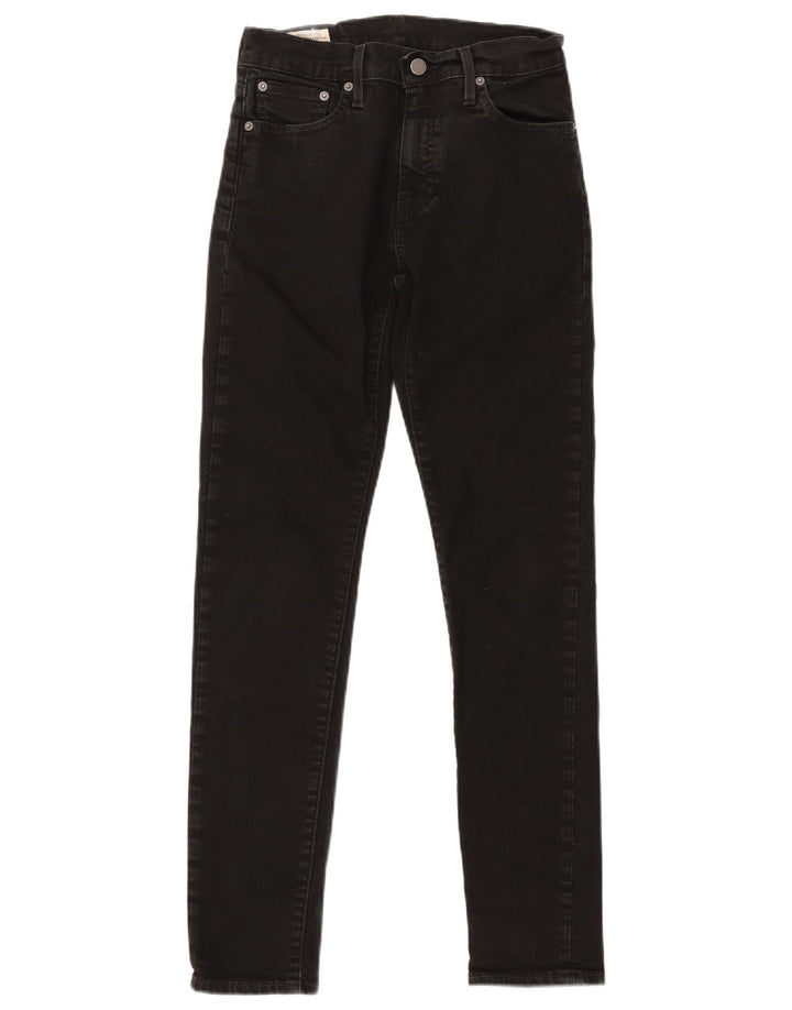 Levi's Womens Skinny Jeans W28 L32 Black Cotton