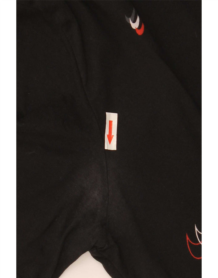 Nike Mens Graphic T-Shirt Top Large Black Cotton