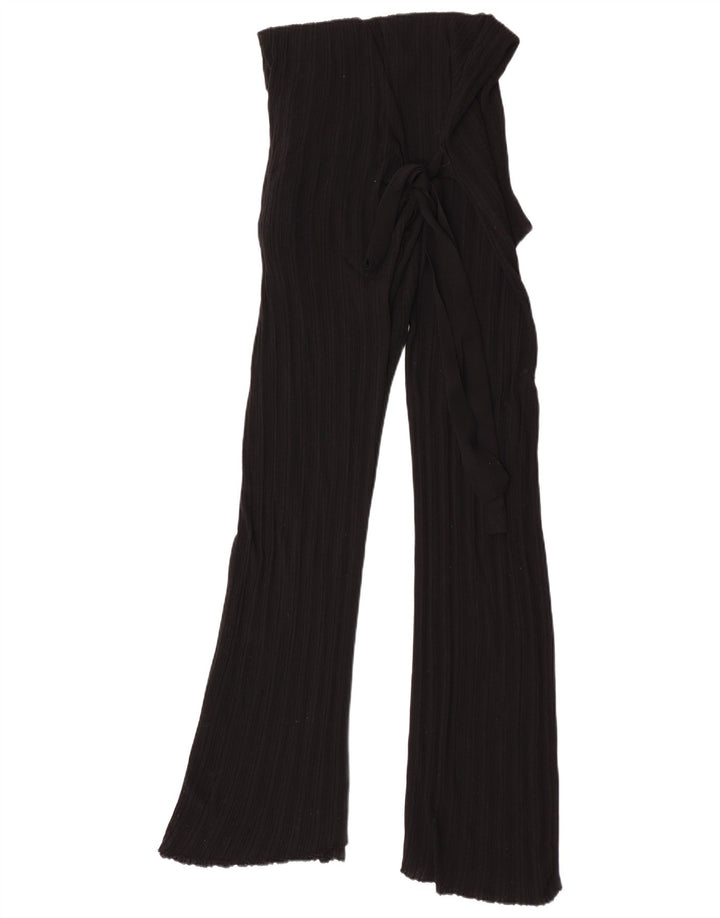 Zara Womens Sleeveless Jumpsuit UK 14 Large Black Viscose