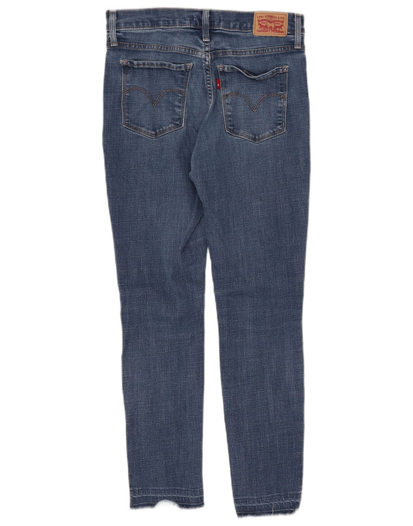 Levi's Womens 311 Shaping Skinny Jeans W27 L28 Blue Cotton