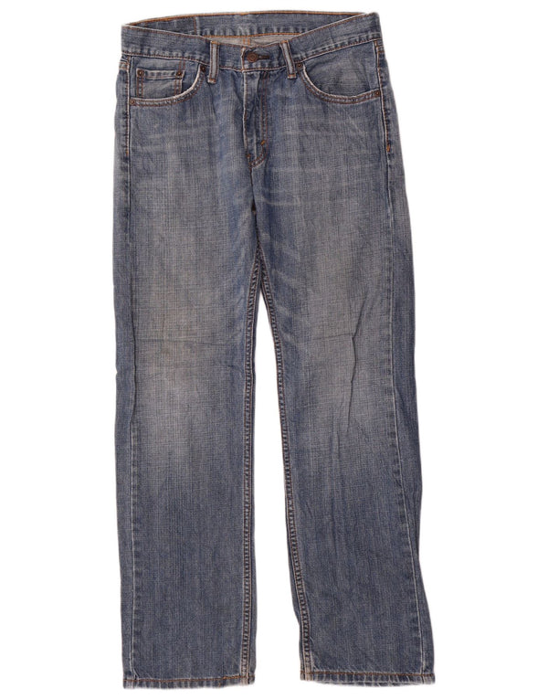 Levi's Mens 505 Straight Jeans W30 L30 Blue Cotton